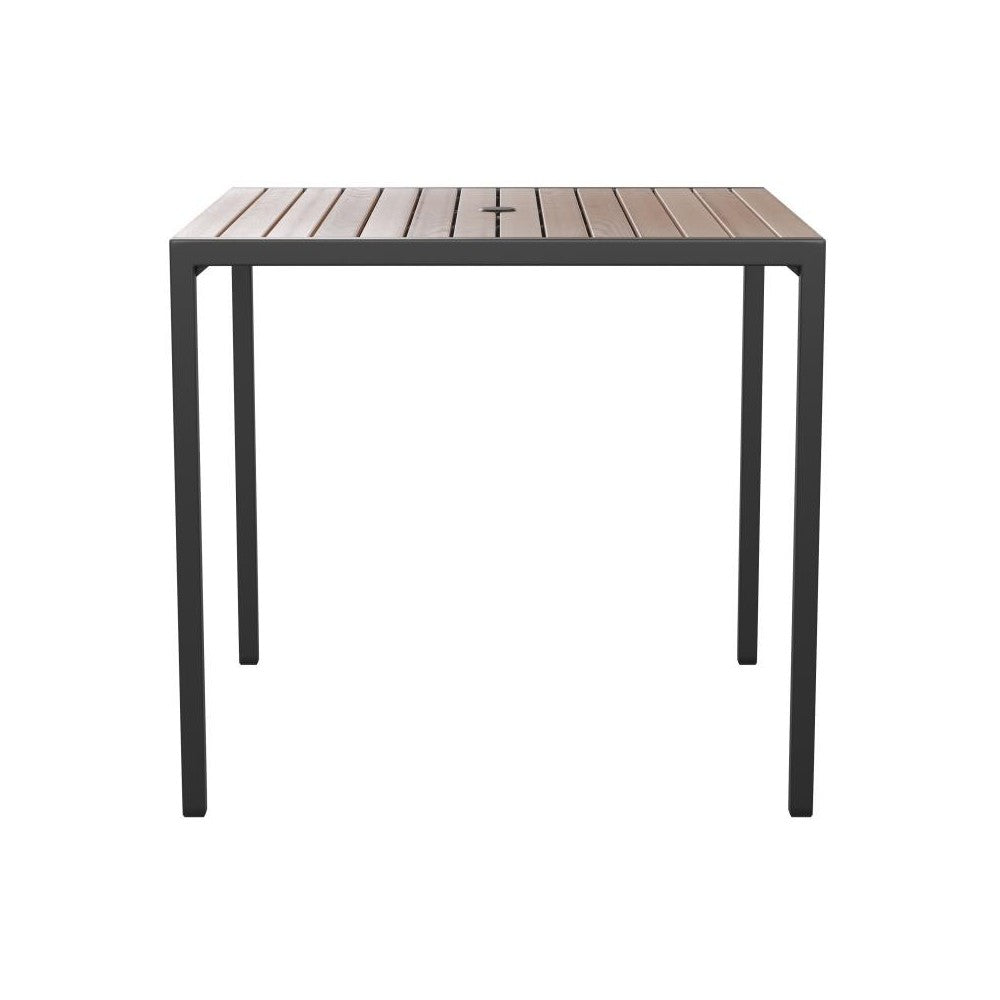 Flash Furniture Lark 35" SQ Faux Teak Patio Table XU-DG-UH8100-GG