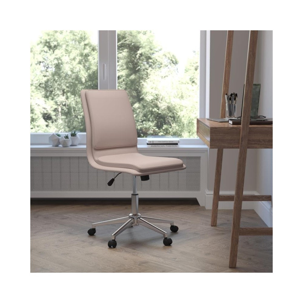 Flash Furniture Madigan Taupe LeatherSoft Office Chair GO-21111-TAUPE-GG