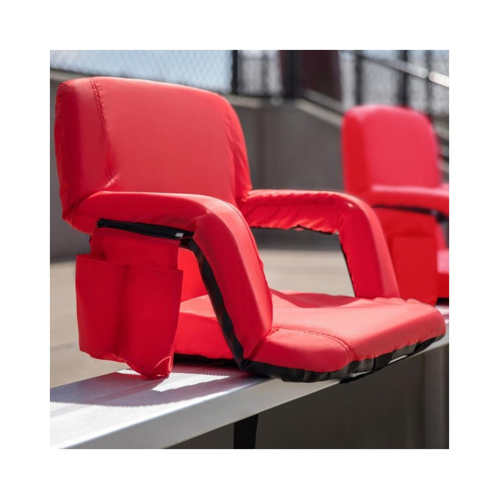 Flash Furniture Malta Red Reclining Stadium Chair FV-FA090-RD-GG