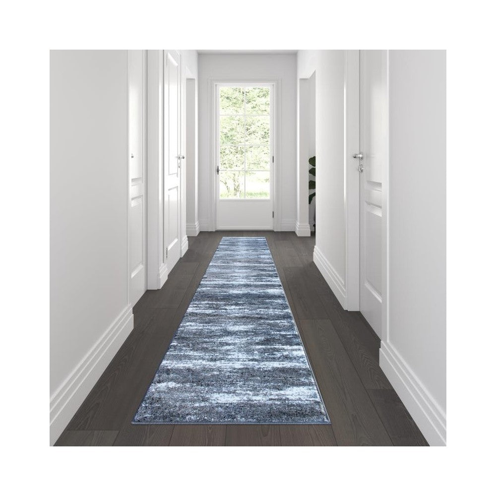 Flash Furniture Marian Collection 2' x 11' Gray Area Rug OKR-RG1102-211-GY-GG