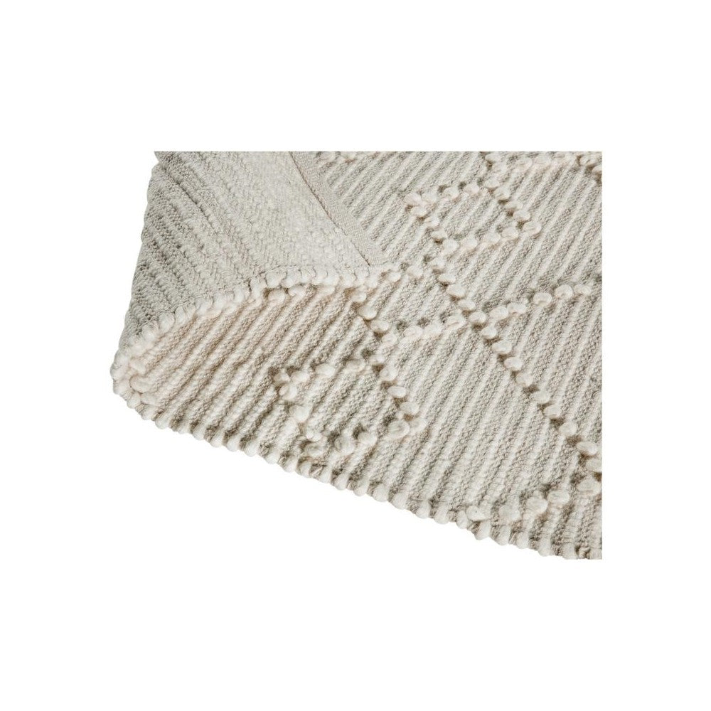 Flash Furniture Melissa 5'x7' Ivory & White Area Rug CI-20-9450A-57-CR-GG