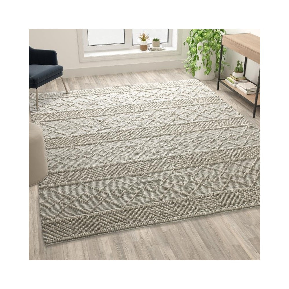 Flash Furniture Melissa 8'x10' Ivory Area Rug CI-20-9450B-810-IV-GG