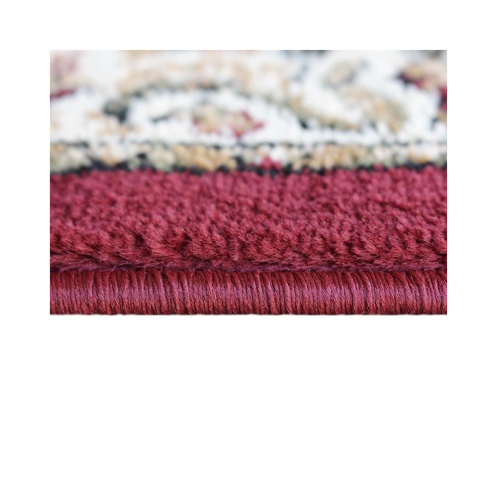 Flash Furniture Mersin Collection Burgundy 2x7 Persian Area Rug NR-RG11-27-BU-GG