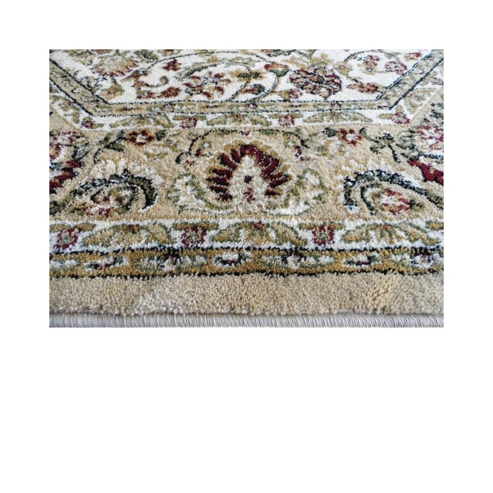 Flash Furniture Mersin Collection Ivory 5x5 Persian Area Rug NR-RG1881-55-IV-GG