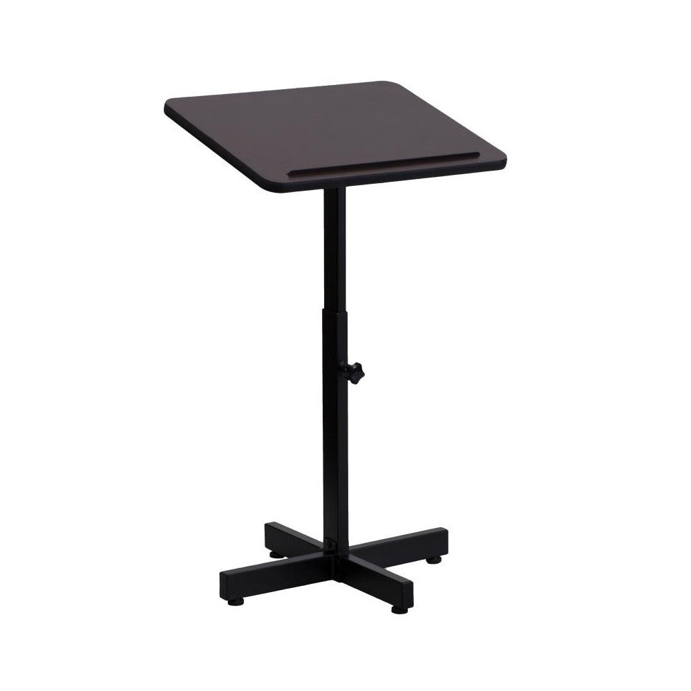 Flash Furniture Mysta Mahogany Adjustable Lectern XU-LECTERN-ADJ-GG