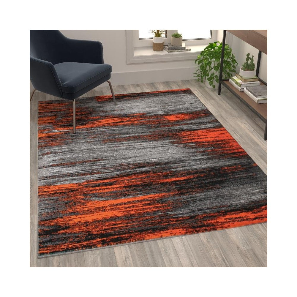 Flash Furniture Orange Rug ACD-RGTRZ863-57-OR-GG