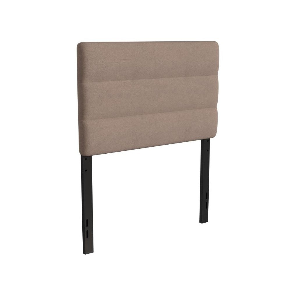 Flash Furniture Paxton Taupe Tufted Twin Headboard TW-3WLHB21-TAN-T-GG