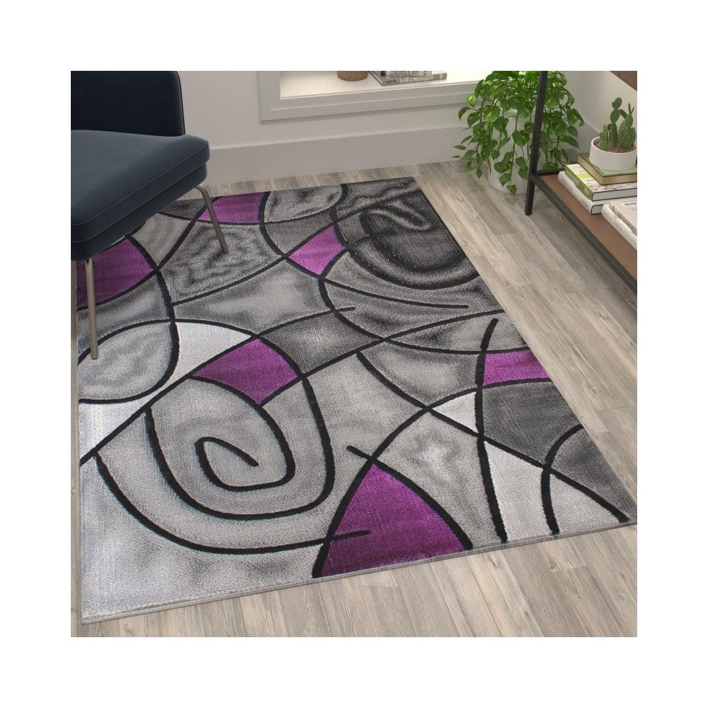 Flash Furniture Purple Rug ACD-RGTRZ860-35-PU-GG