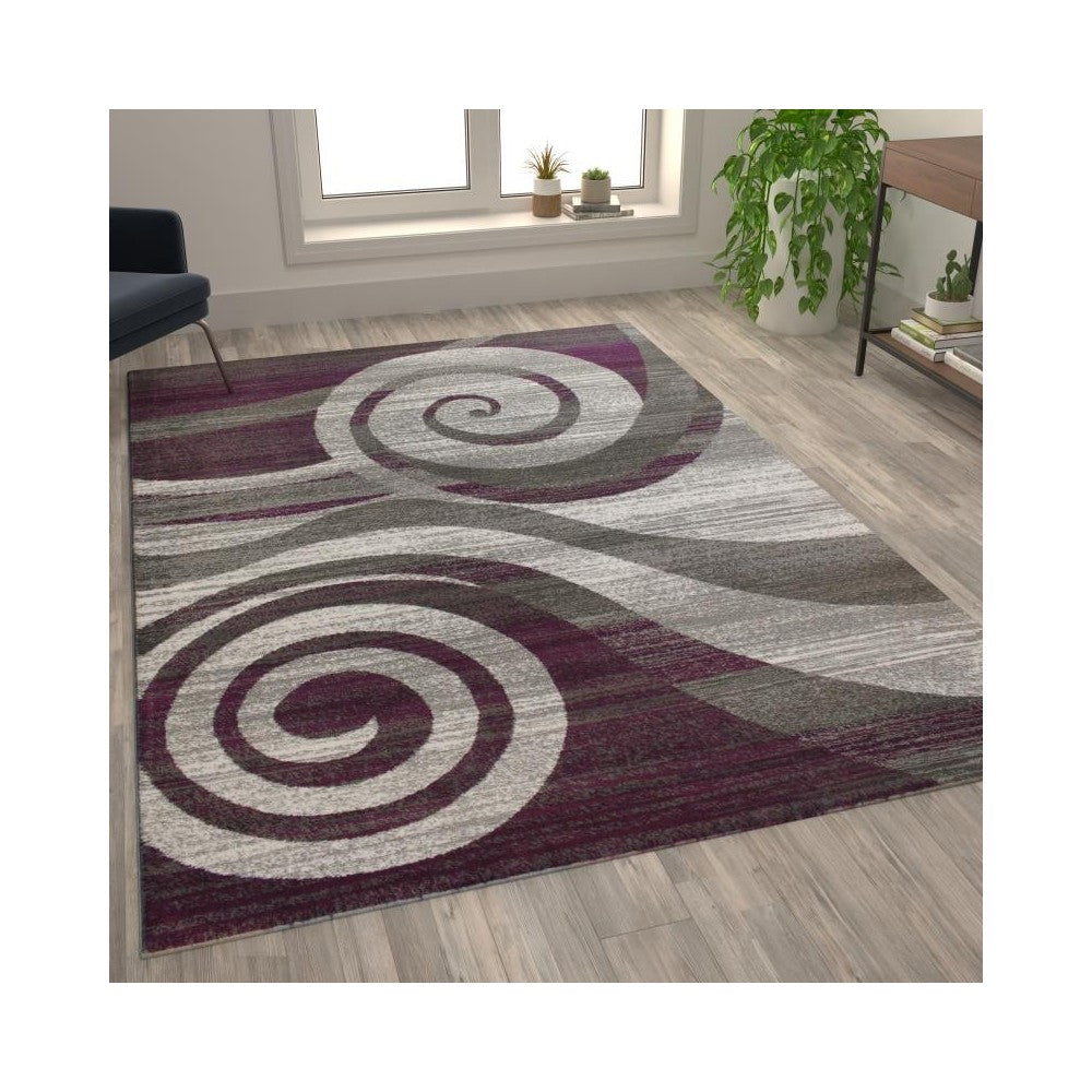 Flash Furniture Purple Rug OKR-RG1103-810-PU-GG