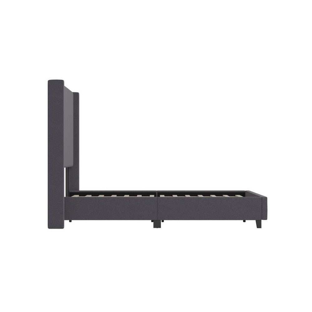 Flash Furniture Quinn Gray Queen Size Platform Bed YK-1077-GY-Q-GG