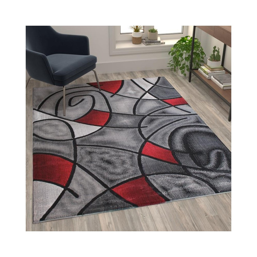 Flash Furniture Red Rug ACD-RGTRZ860-57-RD-GG