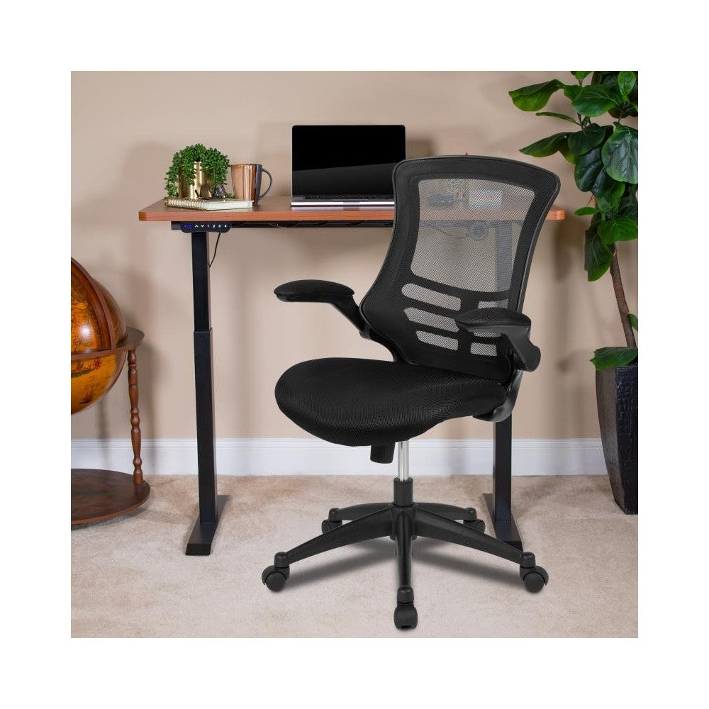 Flash Furniture Regent Manor Mahogany Electric Desk & Chair BN-BLX5STD-R-GG