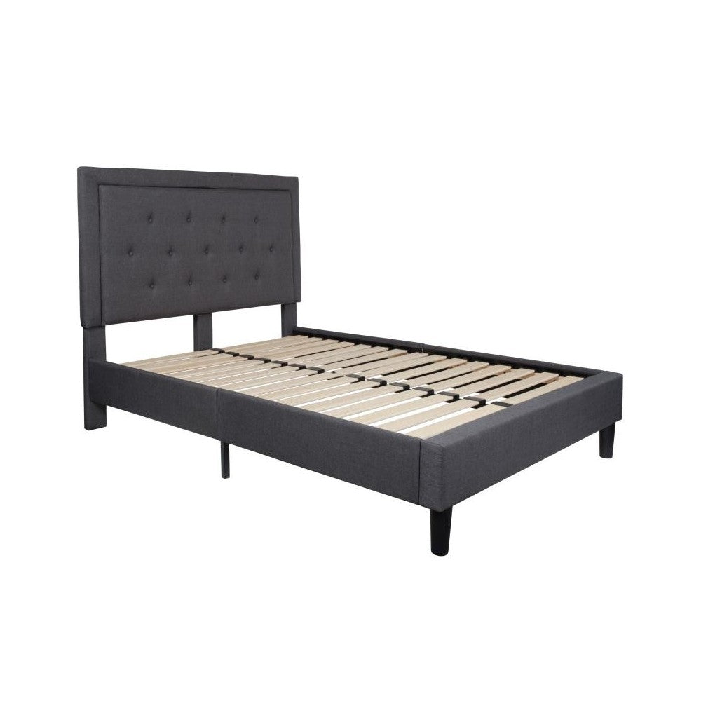 Flash Furniture Roxbury Full Platform Bed Set-Gray SL-BM10-30-GG