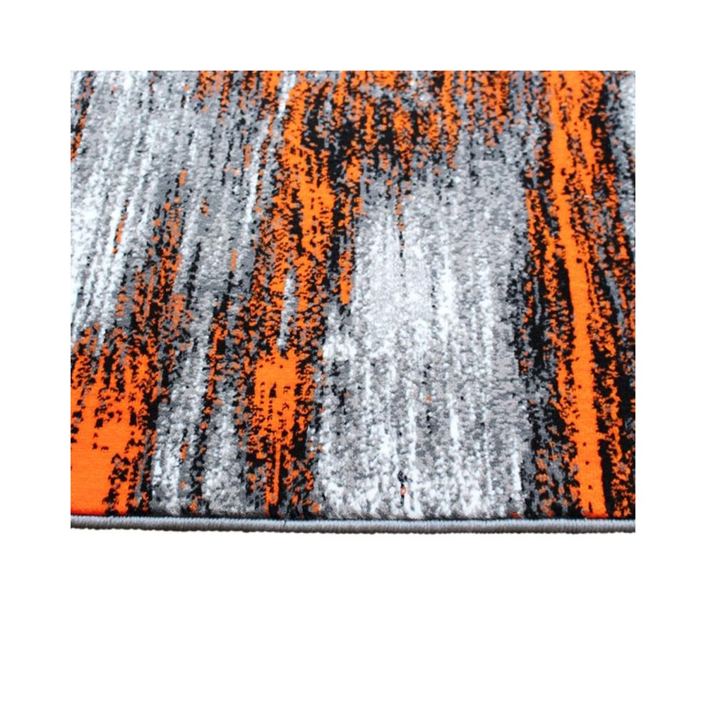 Flash Furniture Rylan Collection Red 2x7 Abstract Area Rug ACD-RGTRZ863-27-OR-GG