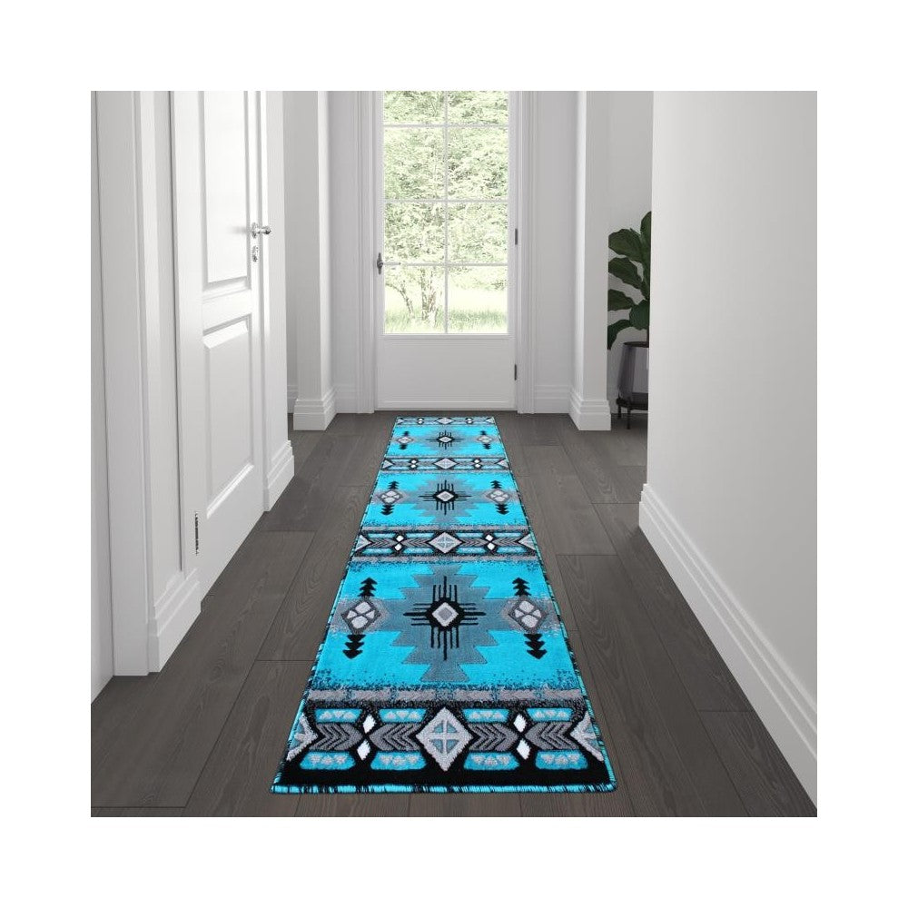 Flash Furniture Turquoise Rug ACD-RGC318-27-TQ-GG