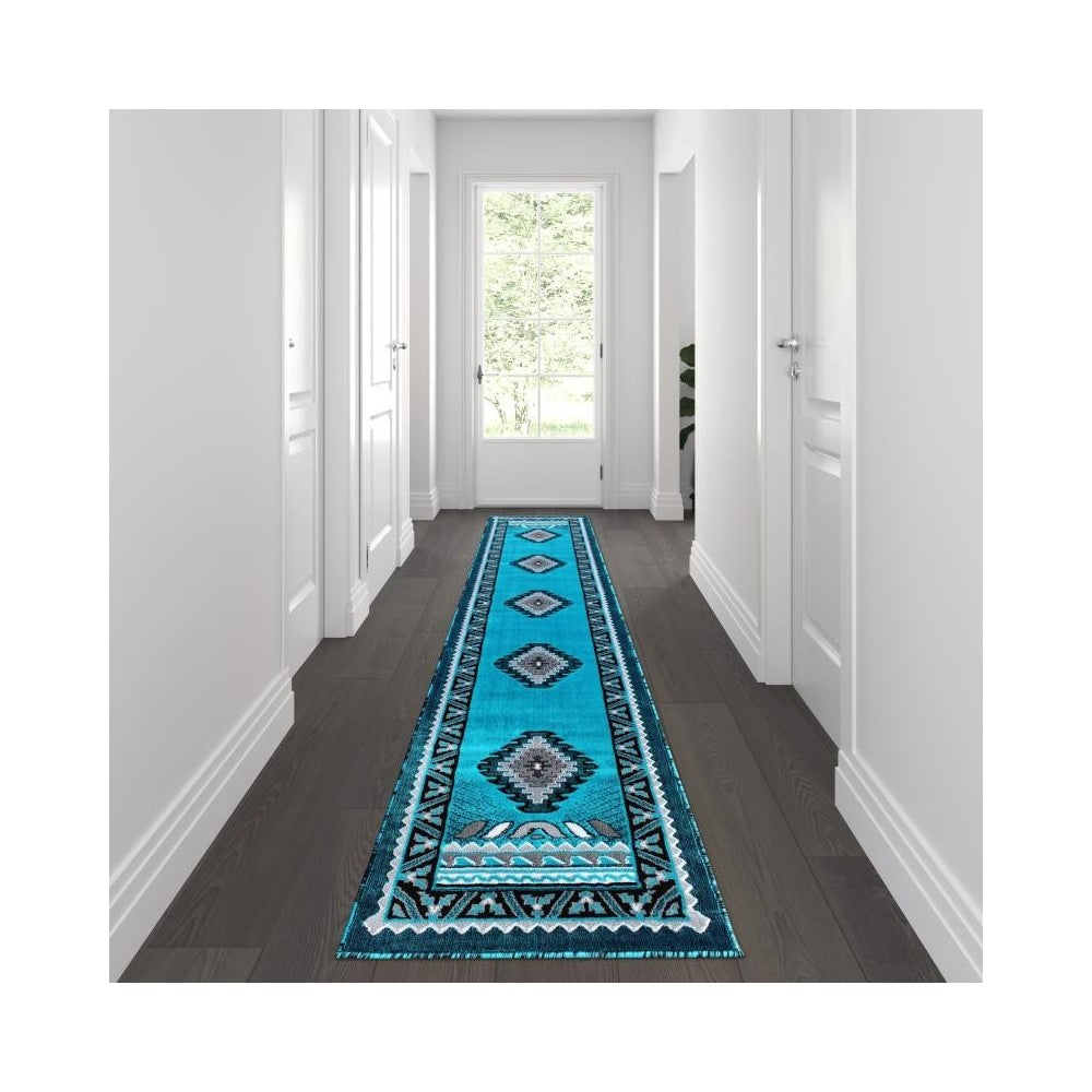 Flash Furniture Turquoise Rug ACD-RGD143-210-TQ-GG