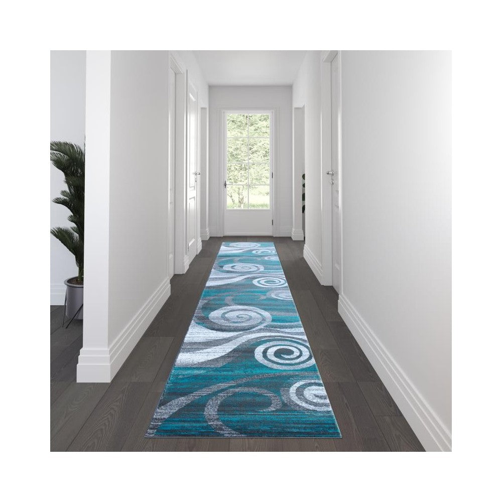 Flash Furniture Turquoise Rug OKR-RG1103-316-TQ-GG
