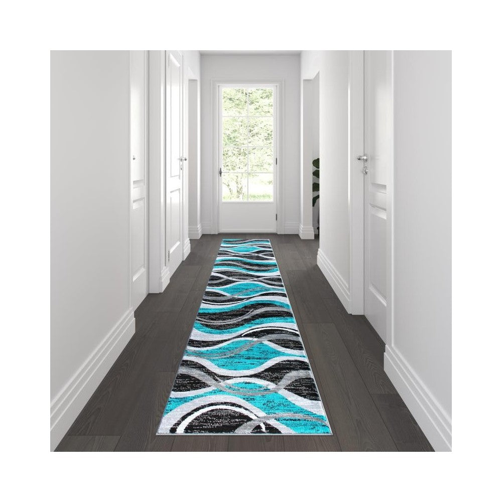 Flash Furniture Turquoise Rug OKR-RG1109-211-TQ-GG