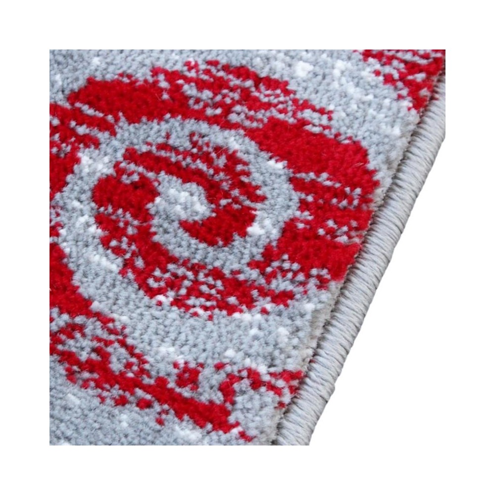 Flash Furniture Valli Collection Red 2x11 Modern Area Rug OKR-RG1100-211-RD-GG