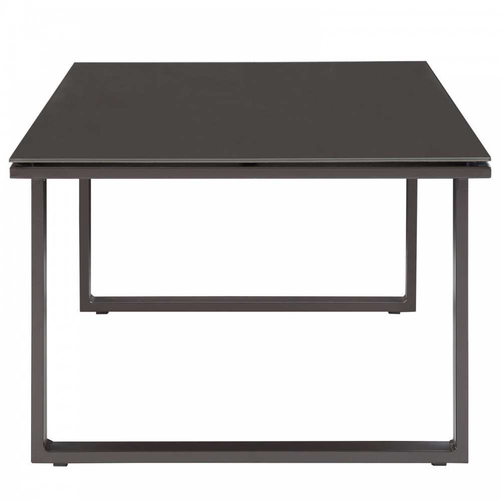 Fortuna Outdoor Patio Coffee Table, Brown