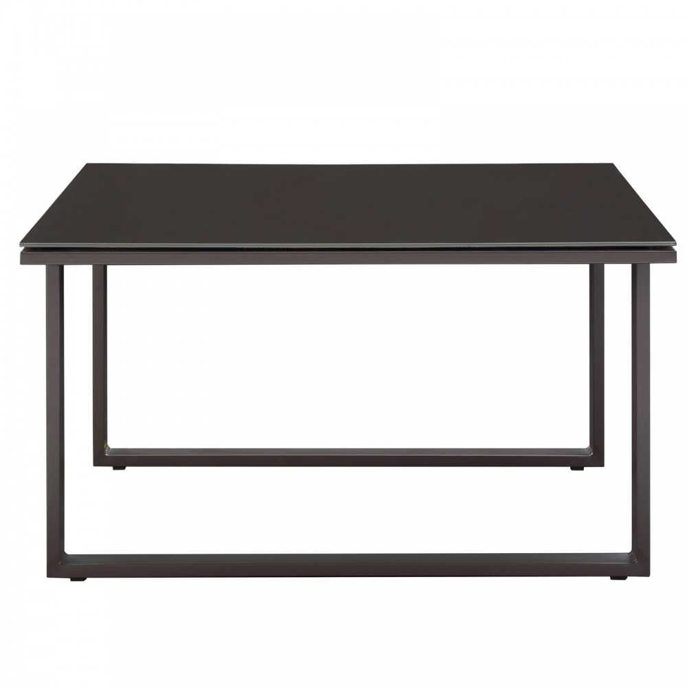 Fortuna Outdoor Patio Side Table, Brown