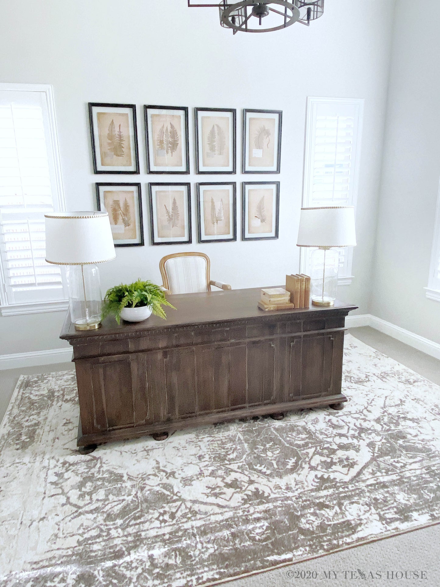 My Texas House by Orian Faded Heirloom Natural 63"X90"