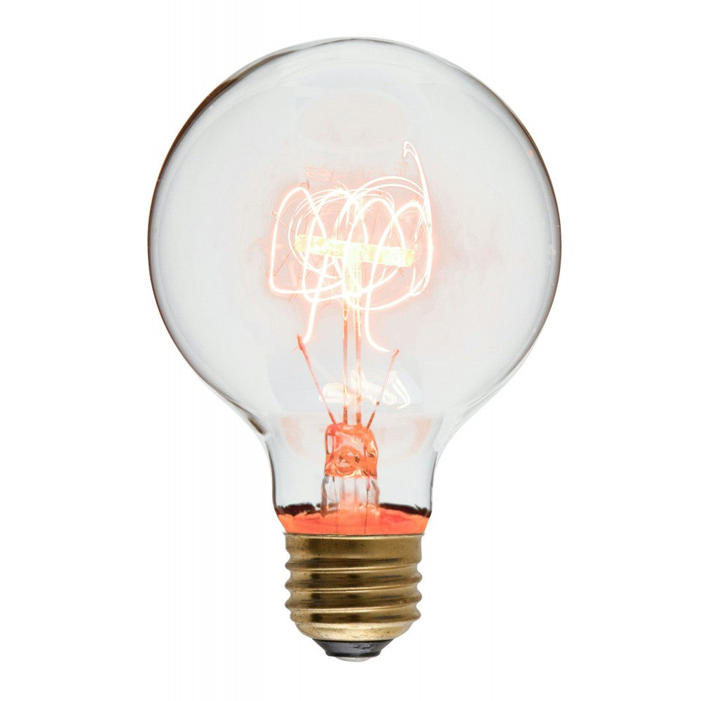 G80 23 Anchors 40W E26 Clear Glass Light Bulb