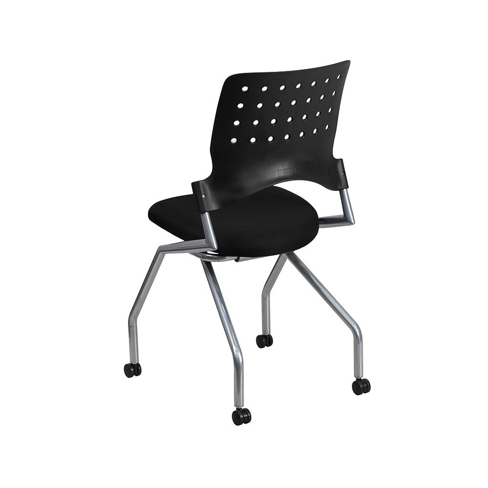 Galaxy Mobile Nesting Chair with Black Fabric Seat