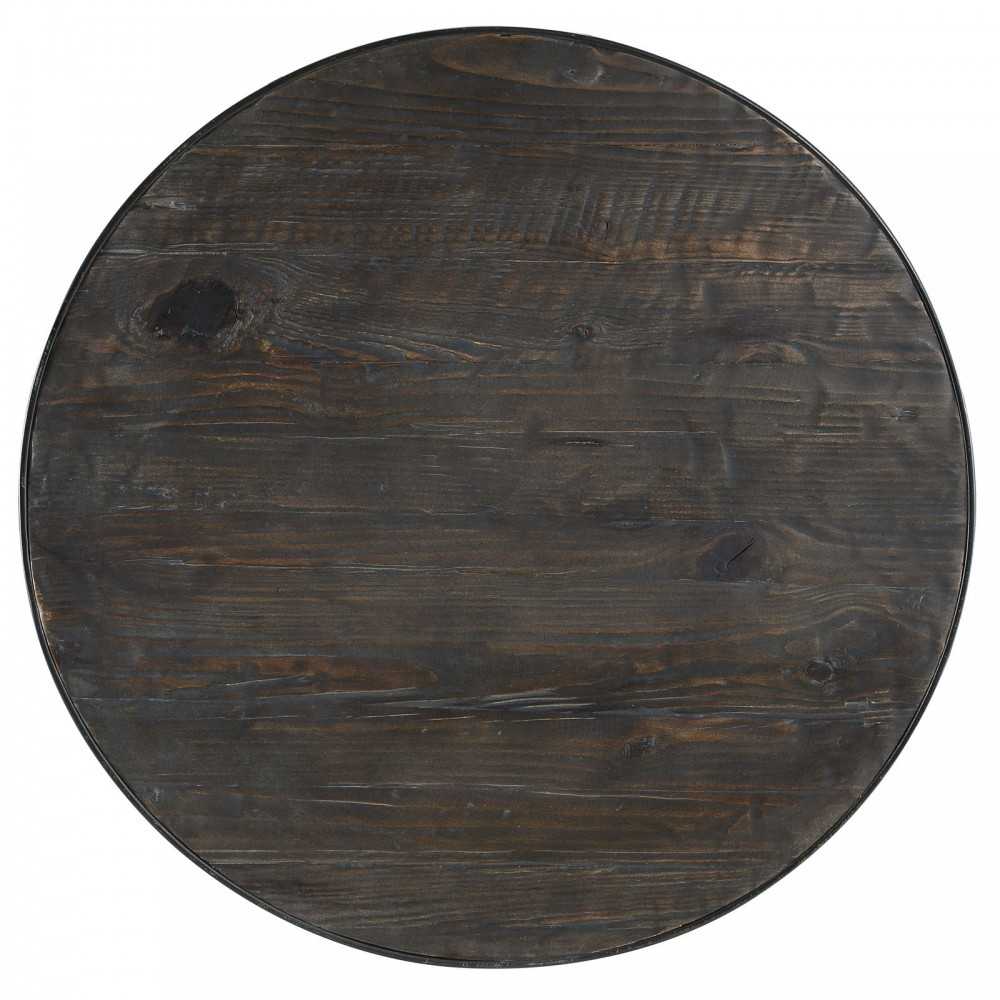 Gather 5 Piece Dining Set, Black, EEI-1608-BLK-SET