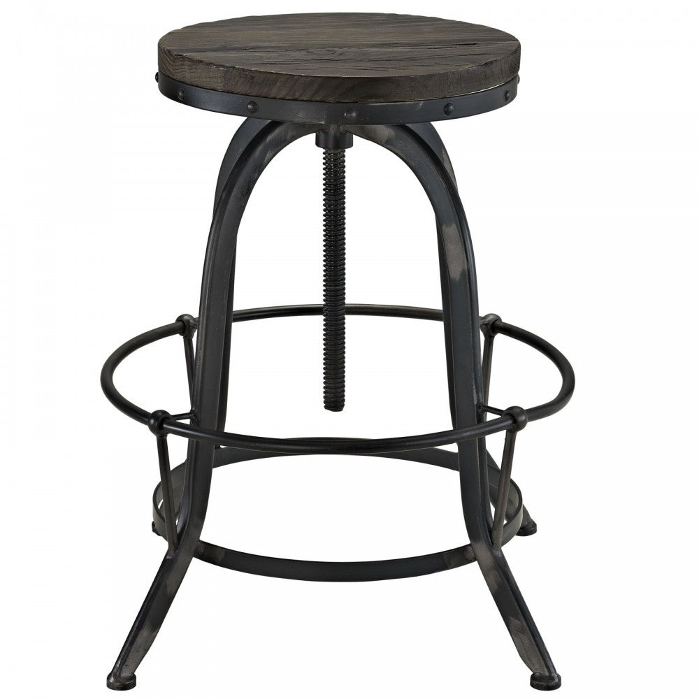 Gather 5 Piece Dining Set, Black, EEI-1606-BLK-SET