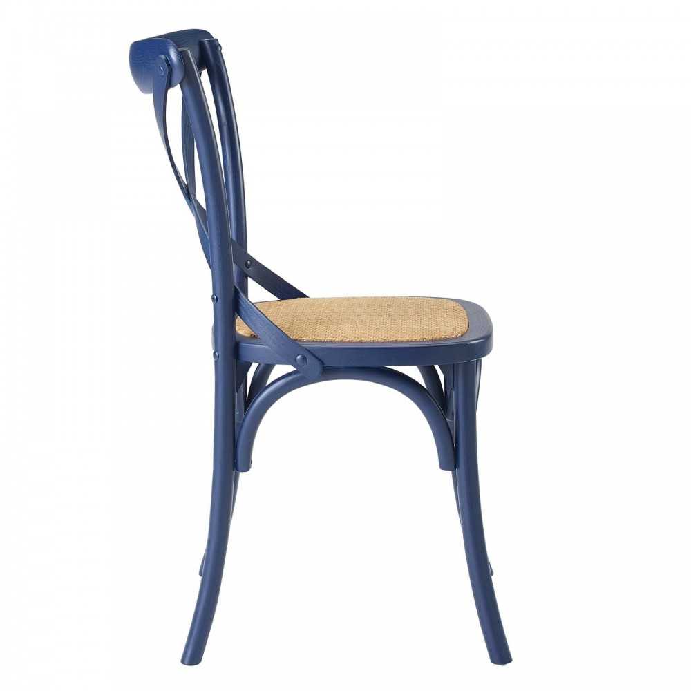 Gear Dining Side Chair Set of 2, Midnight Blue