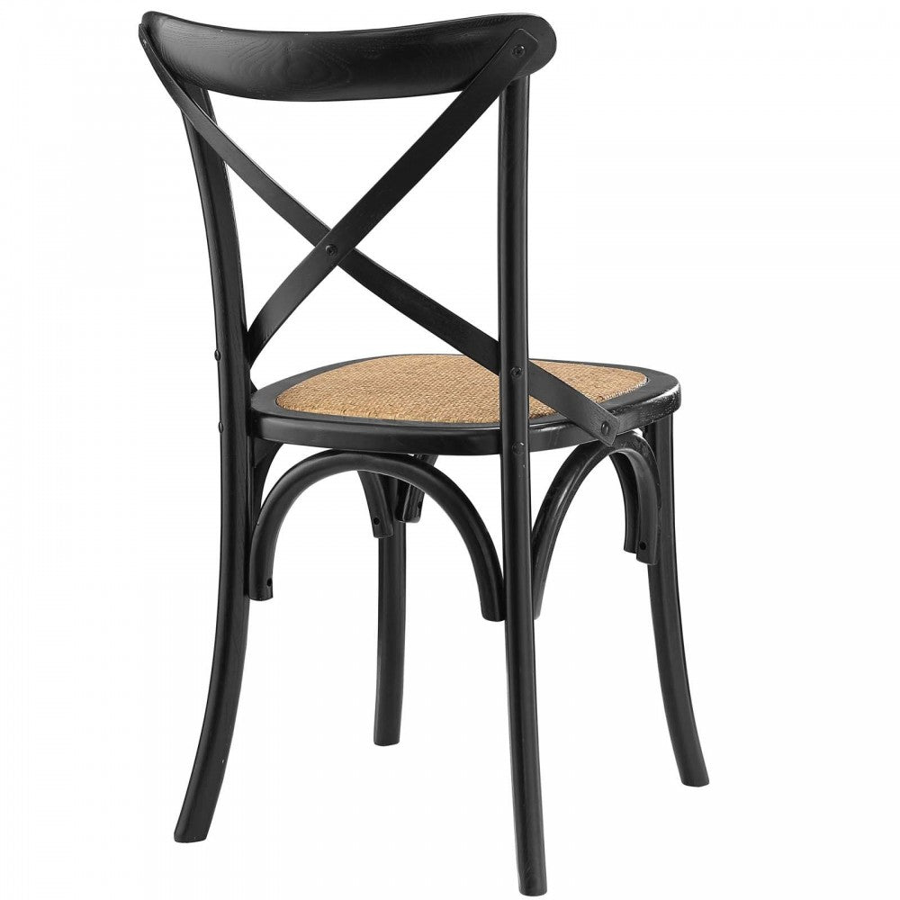Gear Dining Side Chair Set of 2, Black