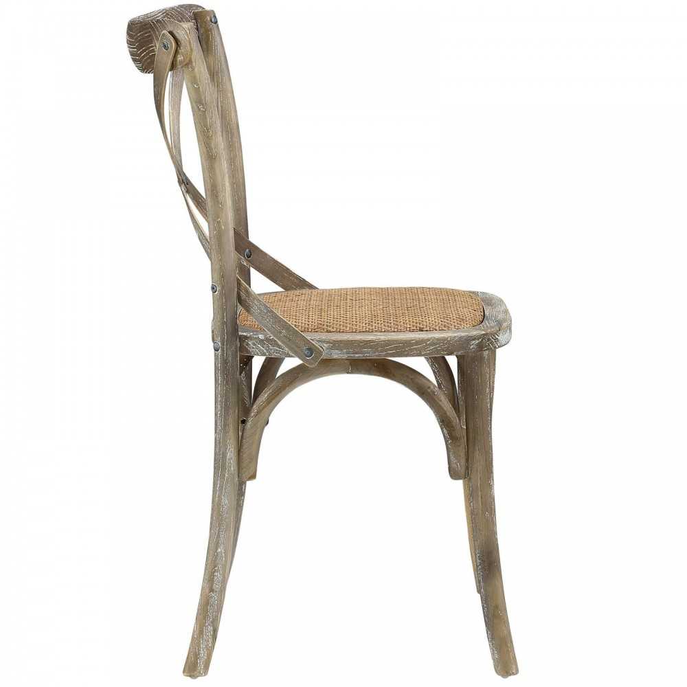 Gear Dining Side Chair Set of 4, Gray
