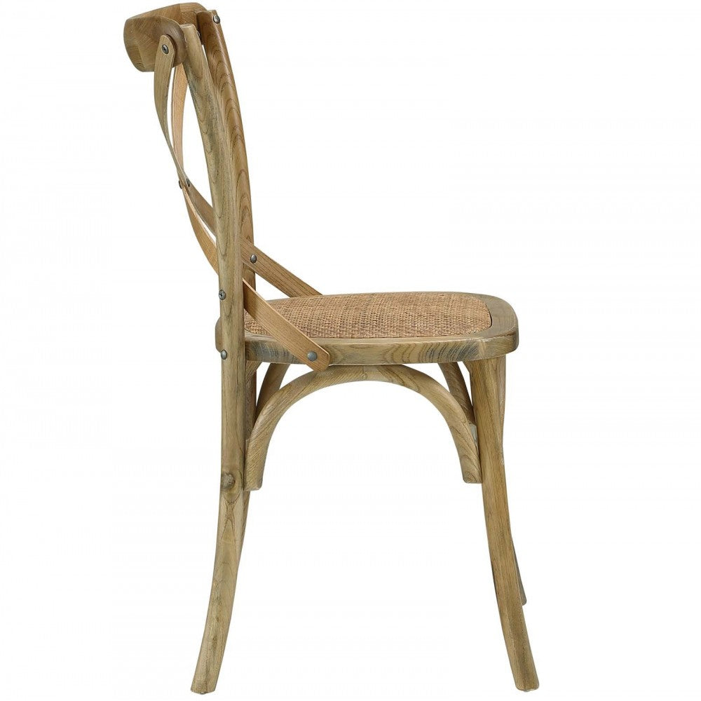Gear Dining Side Chair Set of 4, Natural