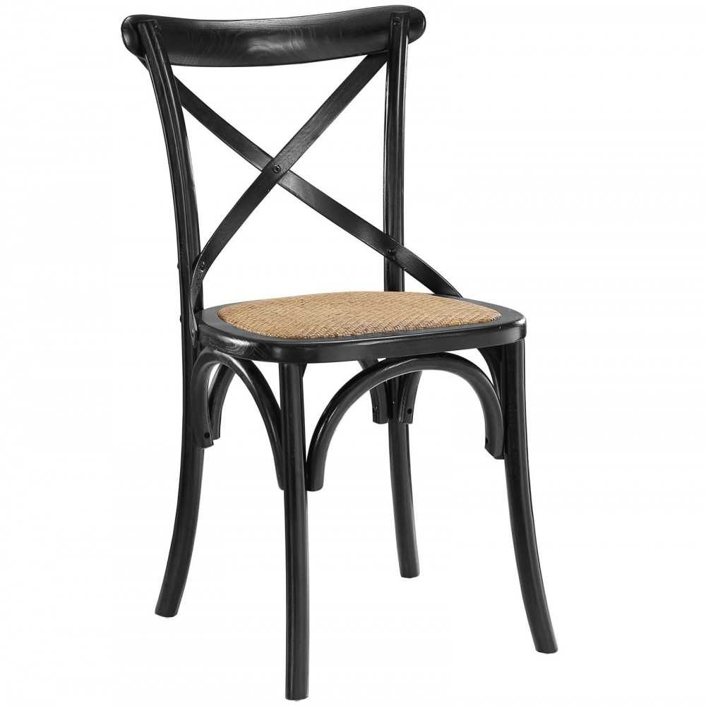 Gear Dining Side Chair Set of 4, Black