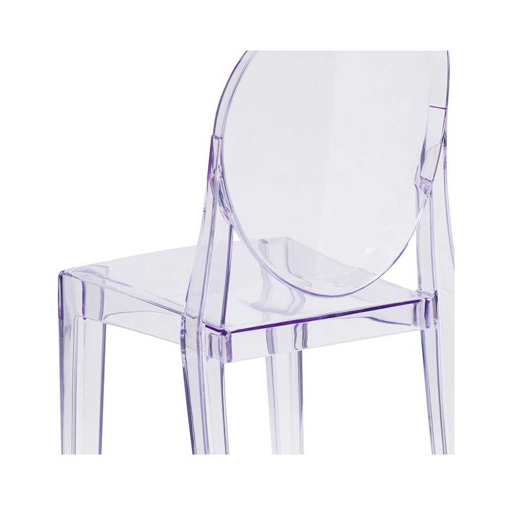Ghost Side Chair in Transparent Crystal