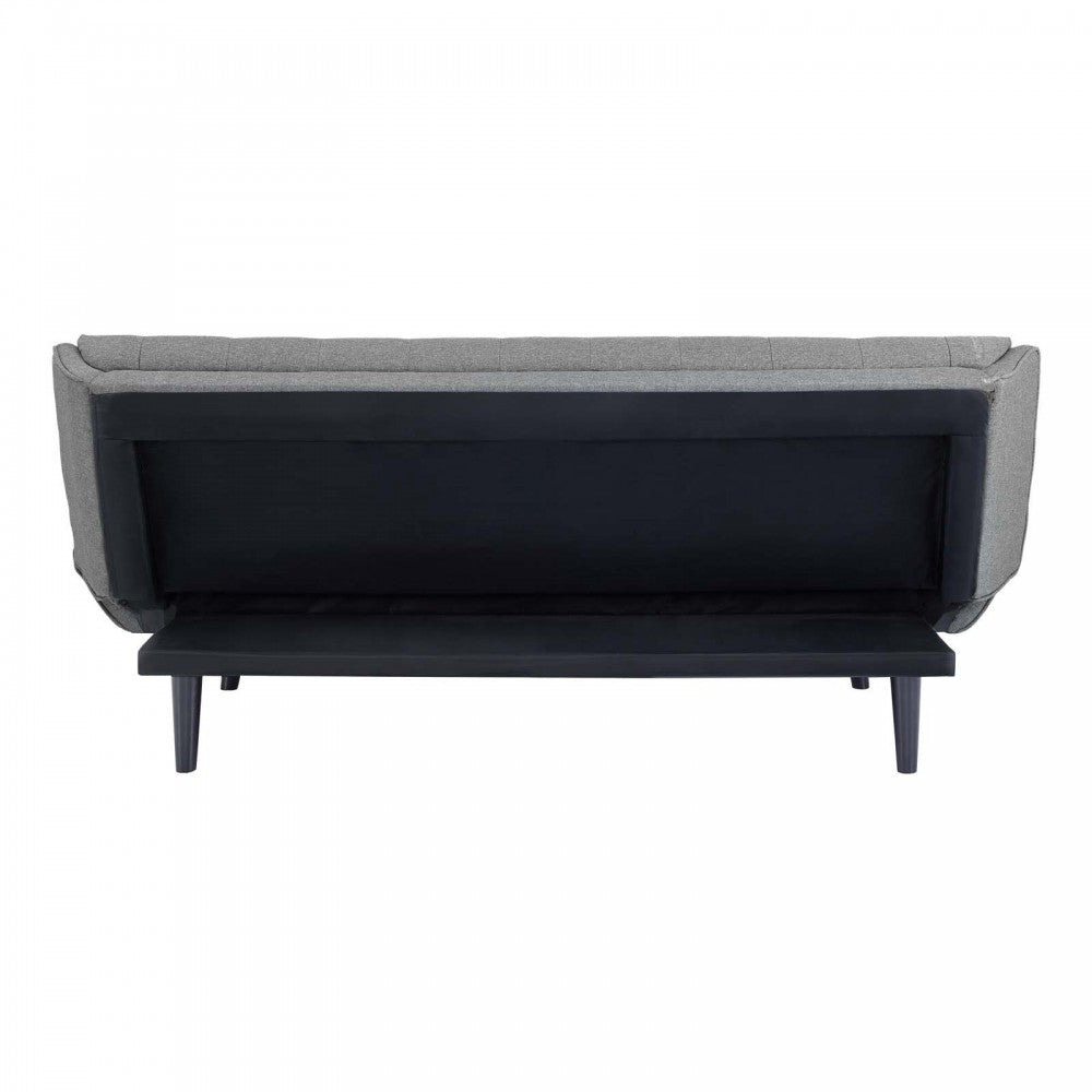 Glance Tufted Convertible Fabric Sofa Bed, White, EEI-3093-GRY