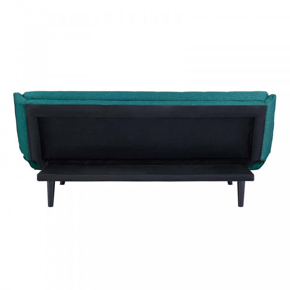 Glance Tufted Convertible Fabric Sofa Bed, White, EEI-3093-TEA