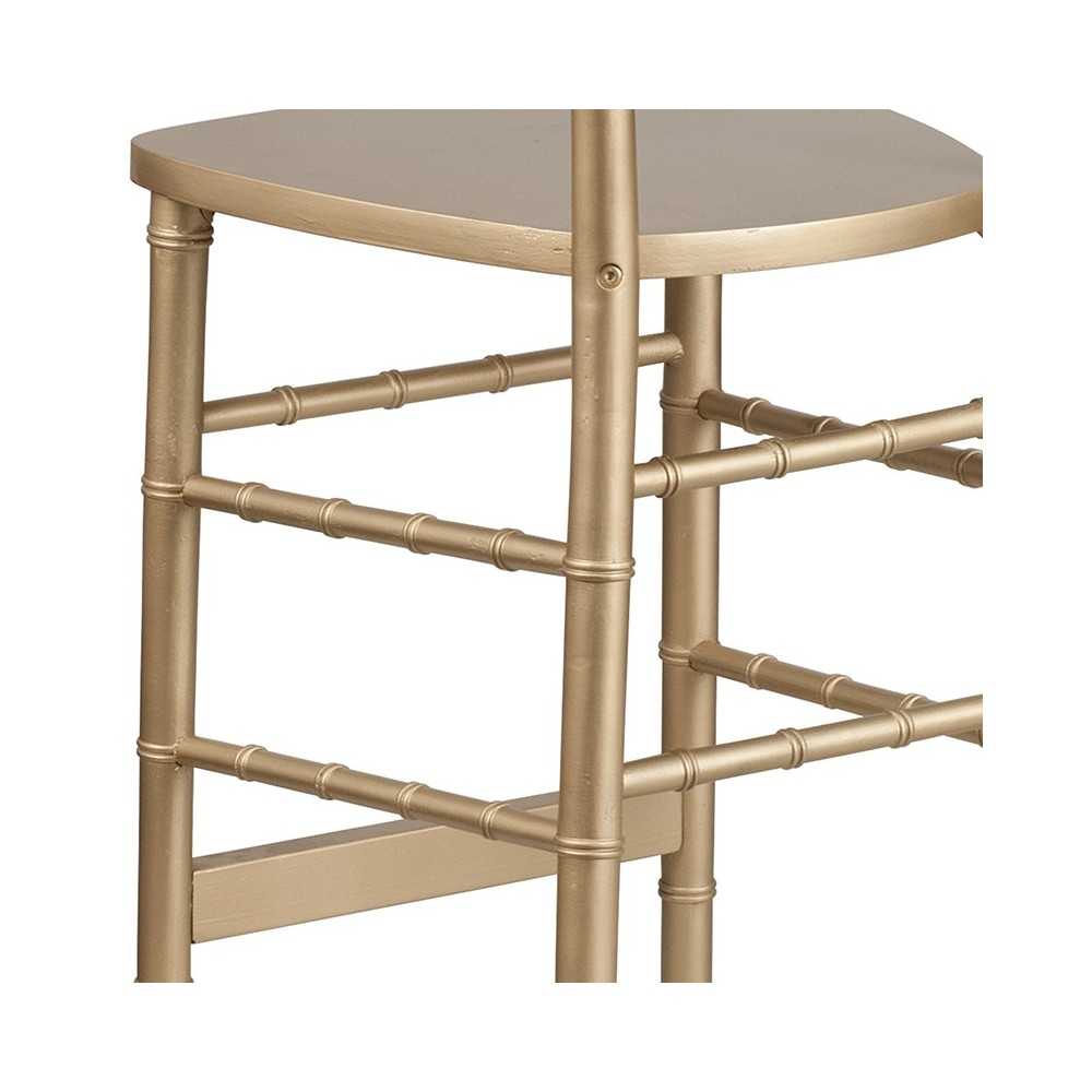 Gold Wood Chiavari Barstool