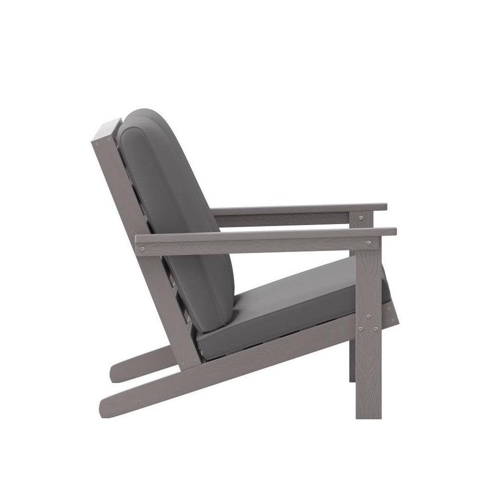 Gray/Gray Loveseat-Cushions