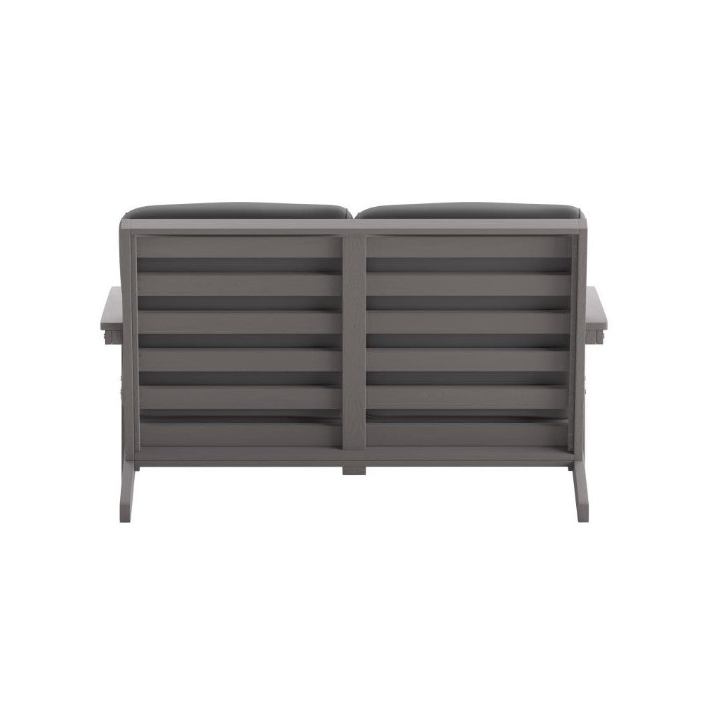 Gray/Gray Loveseat-Cushions