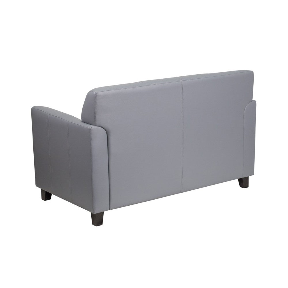 Gray LeatherSoft Loveseat