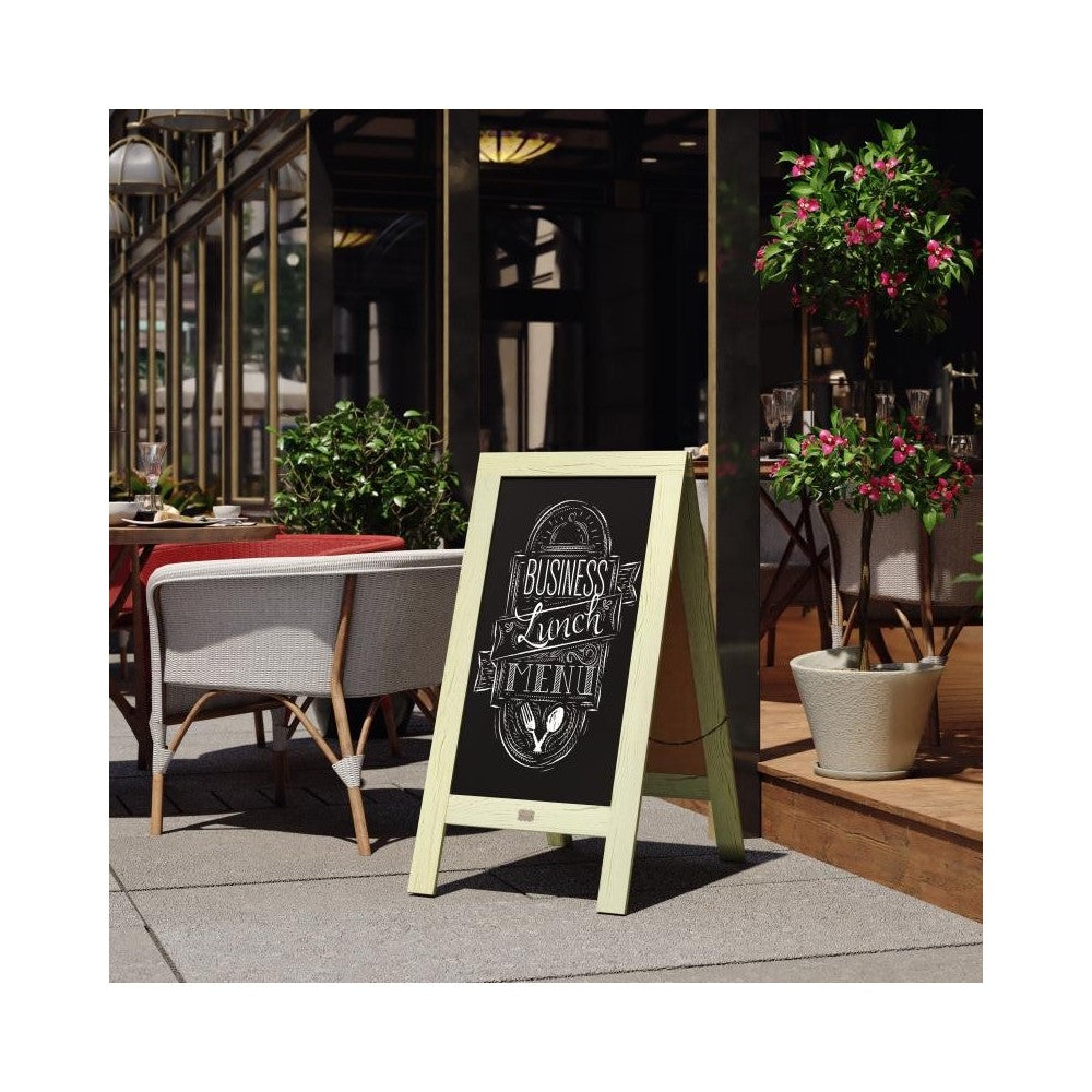 Green A-Frame Chalkboard