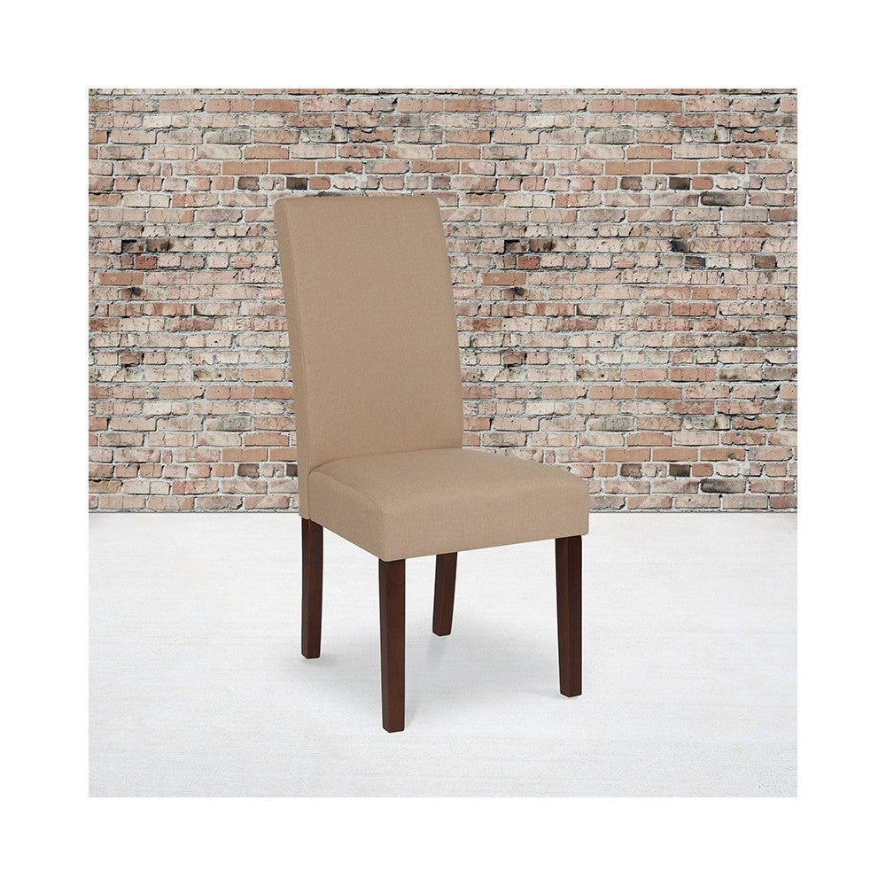 Greenwich Series Beige Fabric Parsons Chair