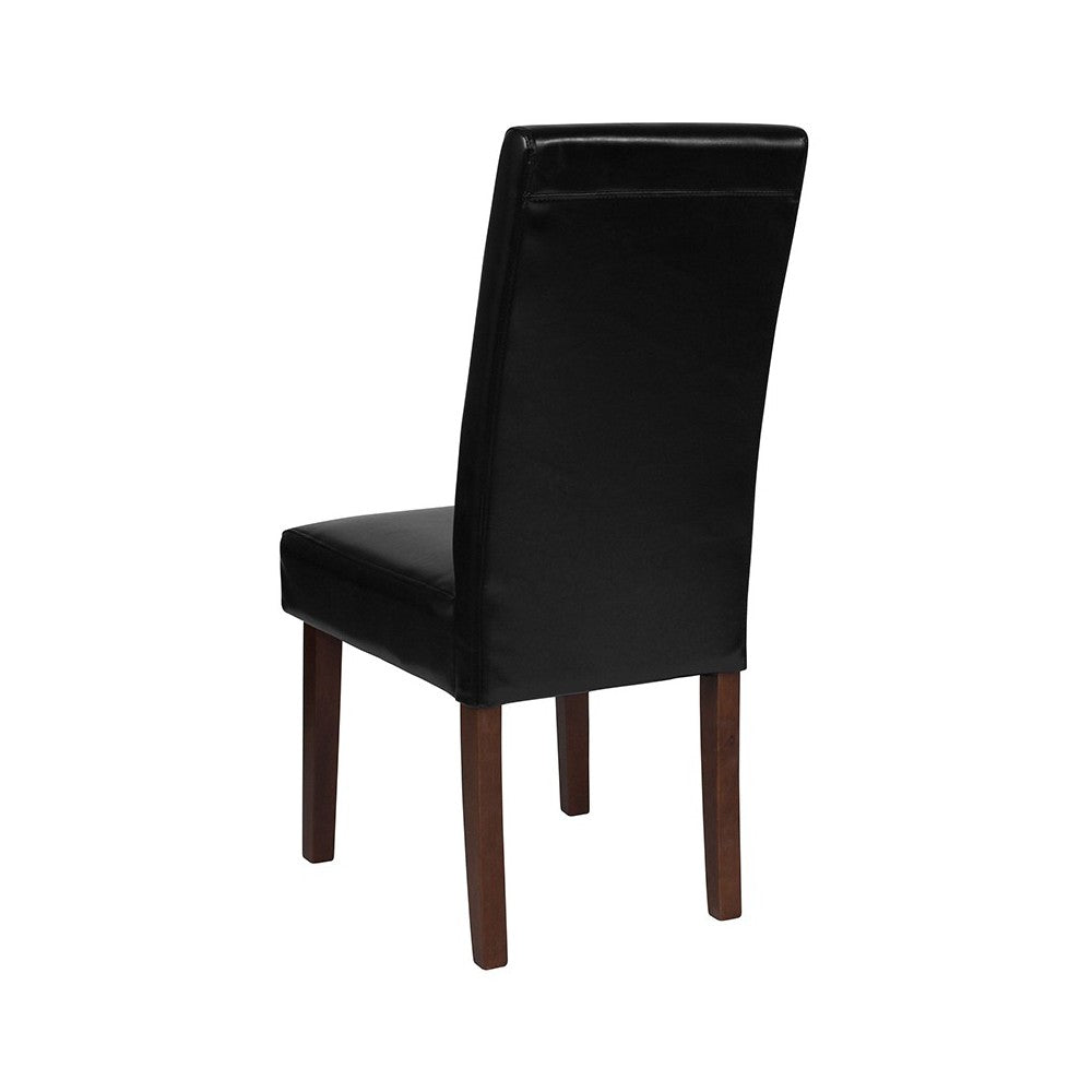 Greenwich Series Black LeatherSoft Parsons Chair