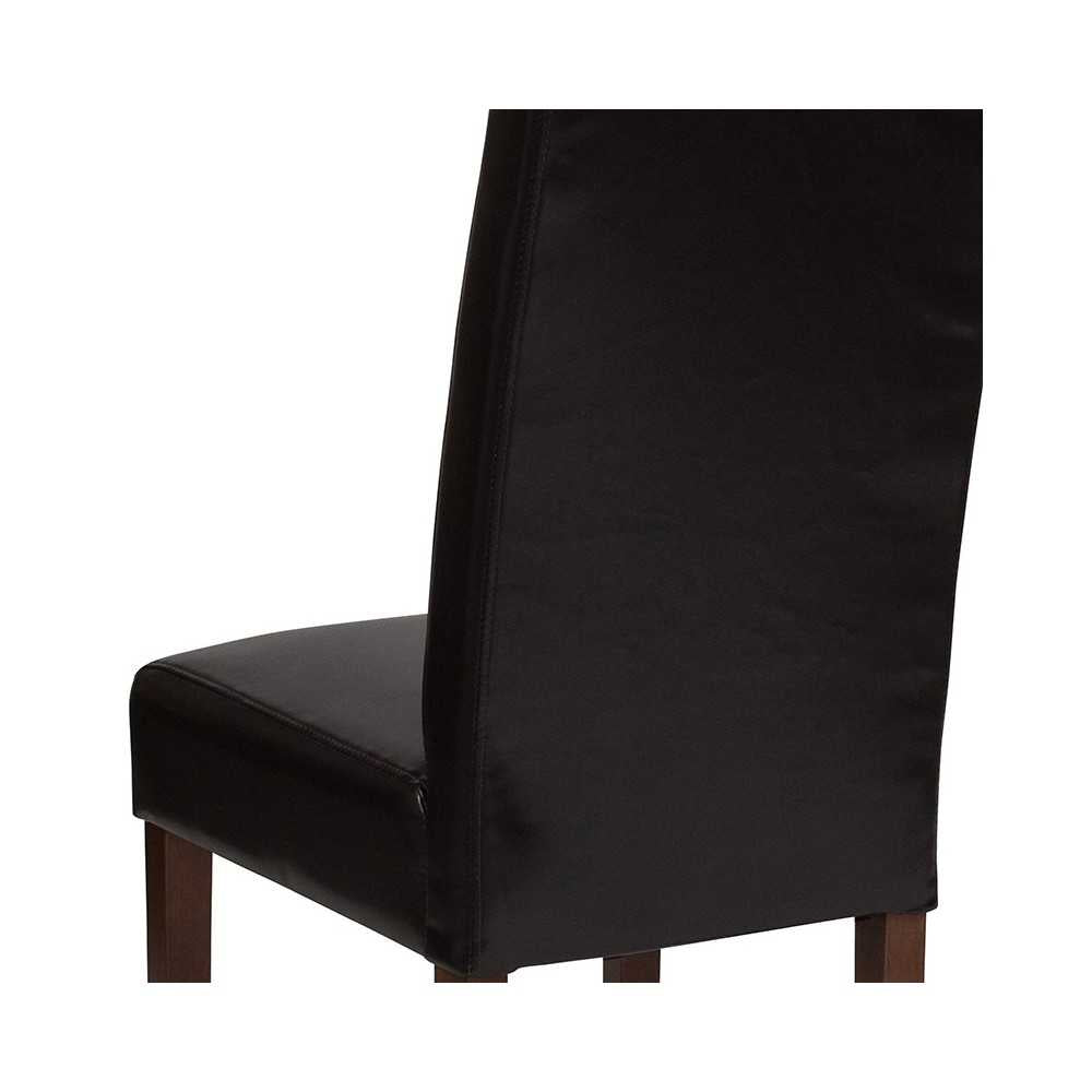 Greenwich Series Brown LeatherSoft Parsons Chair