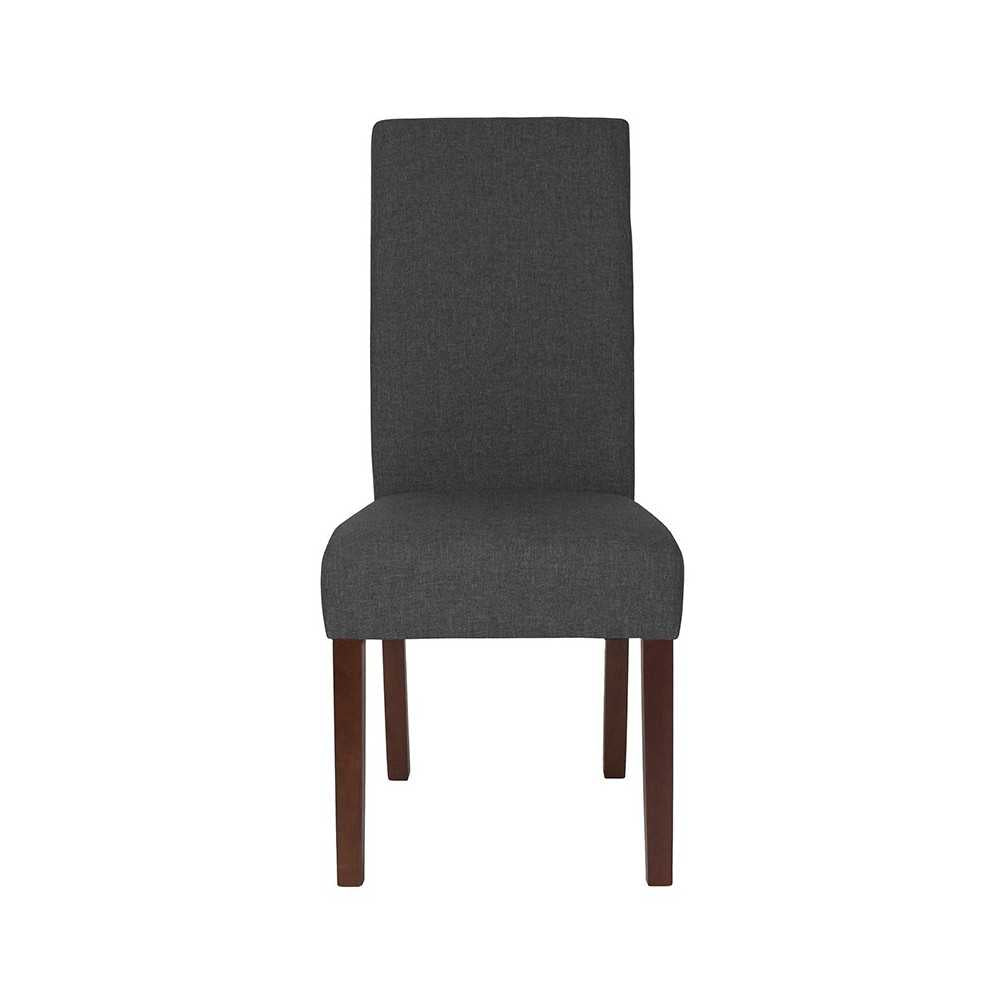 Greenwich Series Gray Fabric Parsons Chair