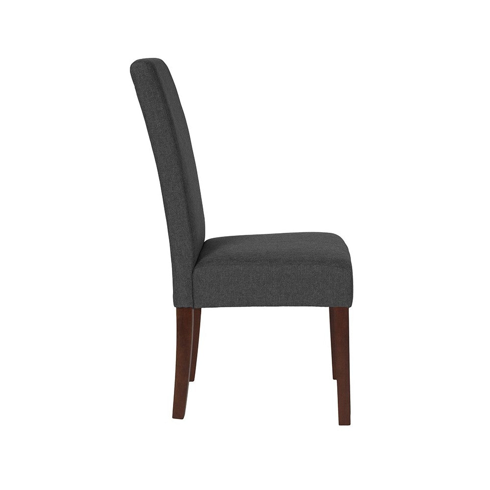 Greenwich Series Gray Fabric Parsons Chair