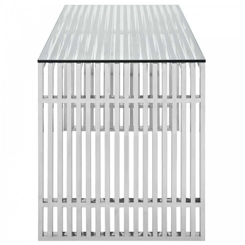 Gridiron Stainless Steel Office Desk