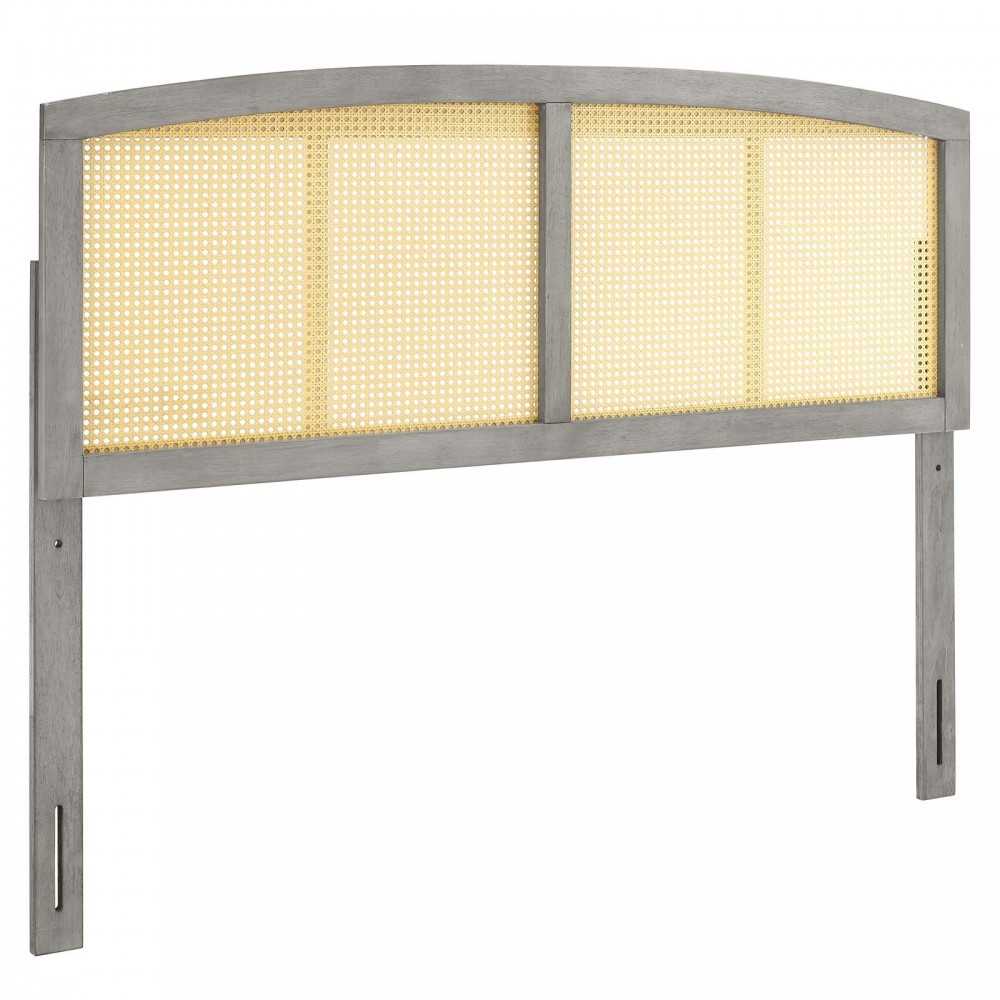 Halcyon Cane King Headboard, Gray
